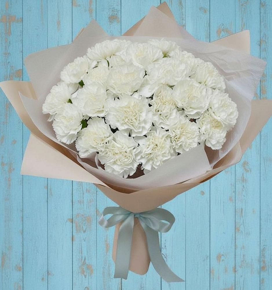 Букет цветов из: Гвоздики в Нежинка