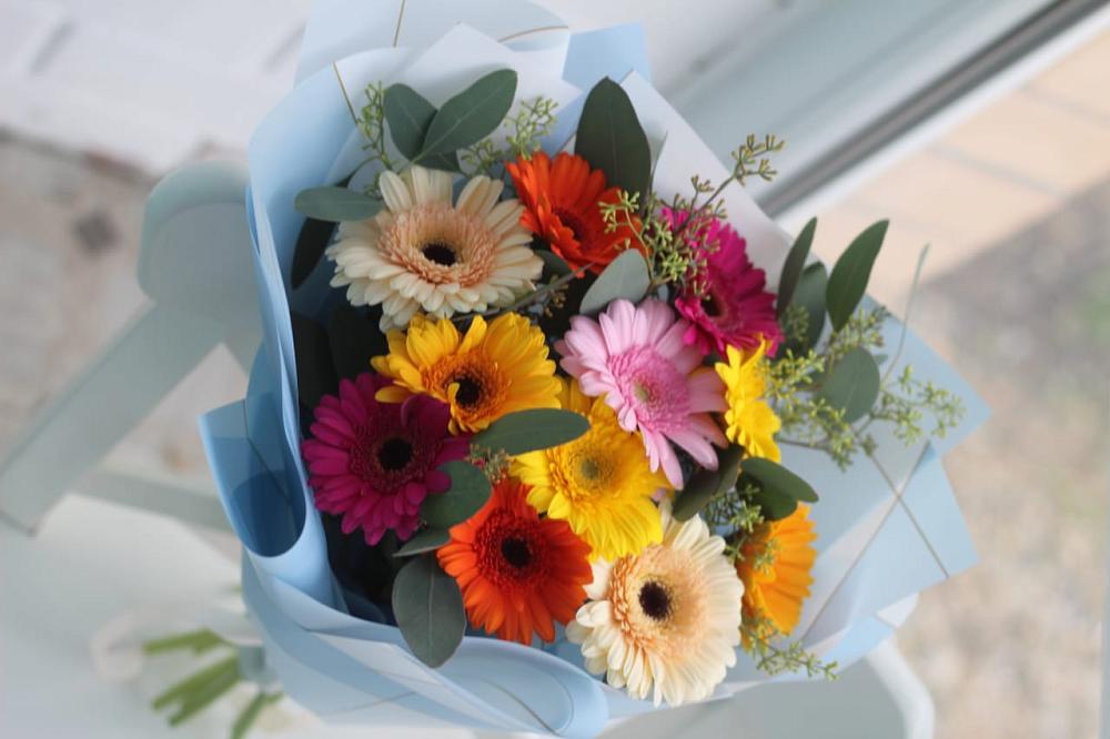 Букет цветов из: Герберы в Нежинка