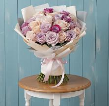 Букет цветов из:  Розы #REPLACE_PRED# Нежинка