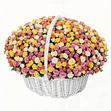 Премиум букет из: Розы #REPLACE_PRED# Нежинка