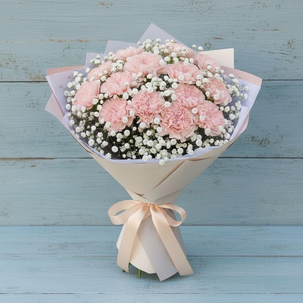 Букет цветов из: Гвоздики в Нежинка