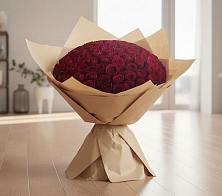 Букет 101 Красная роза #REPLACE_PRED# Нежинка