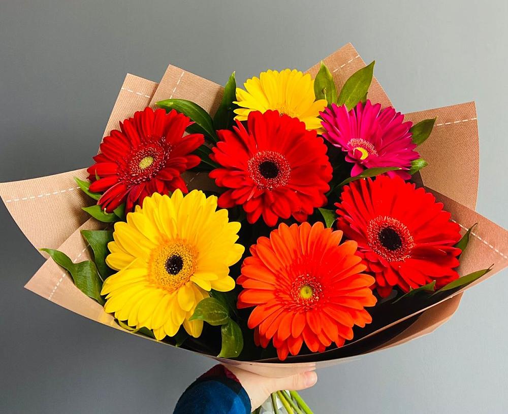 Букет цветов из: Герберы в Нежинка