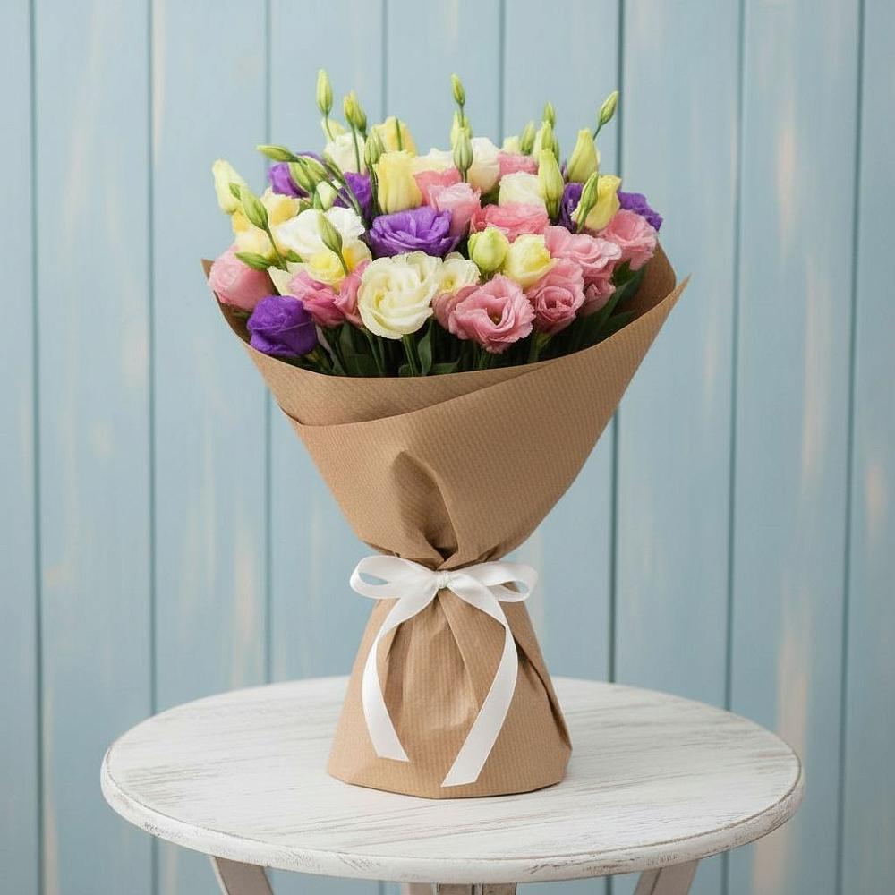 Букет цветов из: Лизиантусы в Нежинка