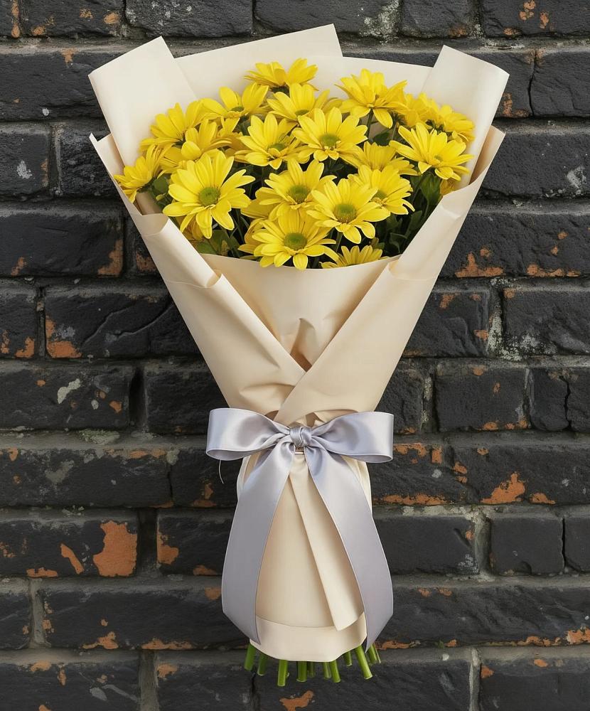 Букет цветов из: Хризантемы в Нежинка