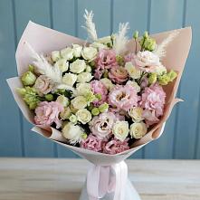 Букет цветов из:  Альстромерии и Розы в Нежинка