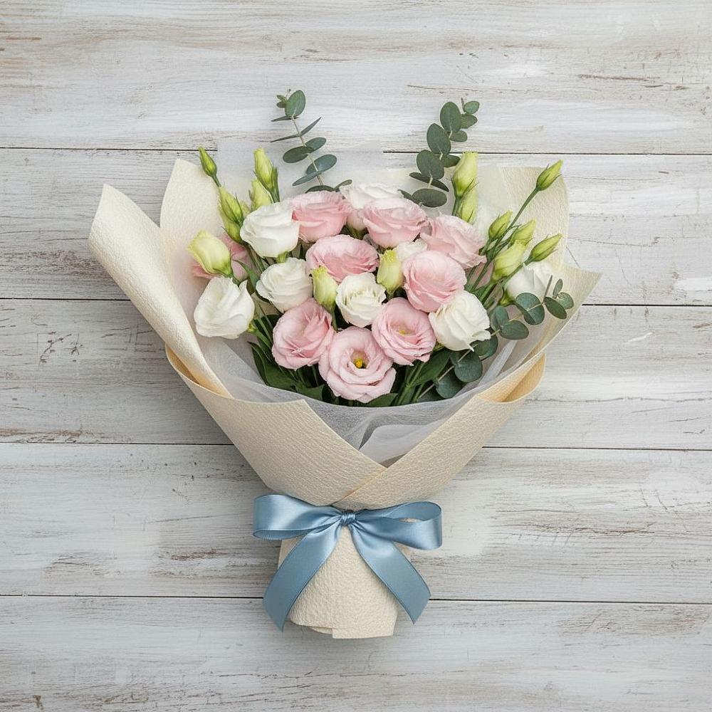 Букет цветов из: Лизиантусы в Нежинка